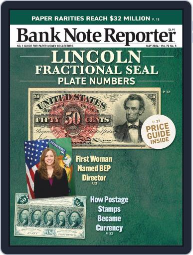 Banknote Reporter May 1st, 2024 Digital Back Issue Cover