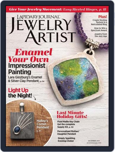 Lapidary Journal Jewelry Artist December 1st, 2017 Digital Back Issue Cover