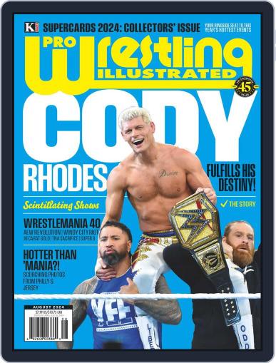 Pro Wrestling Illustrated August 1st, 2024 Digital Back Issue Cover