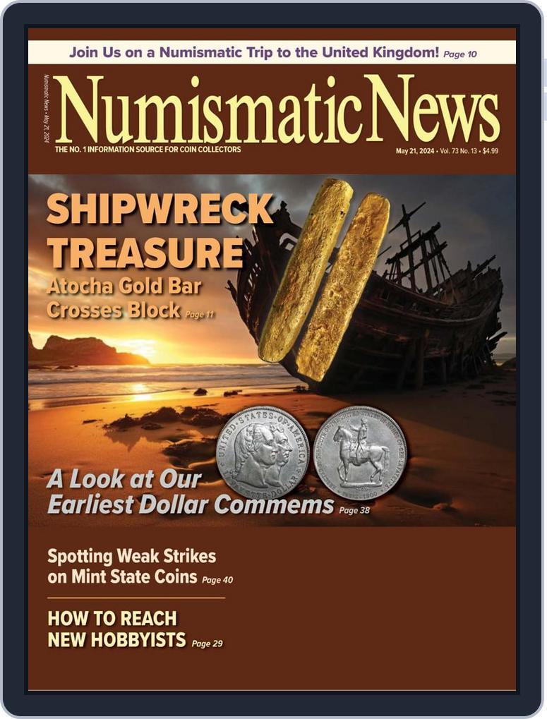 Numismatic News (Digital) Subscription                    May 21st, 2024 Issue