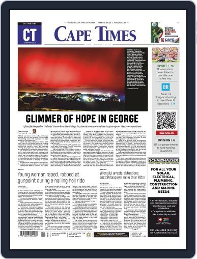 Cape Times May 13th, 2024 Digital Back Issue Cover