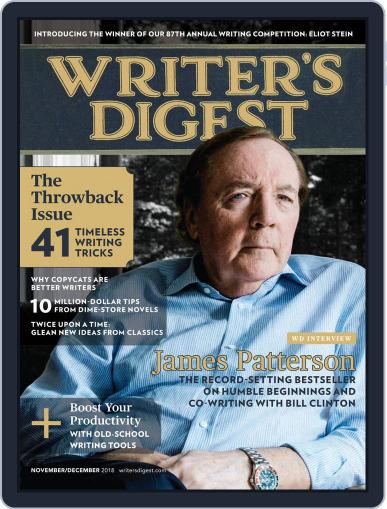 Writer's Digest November 1st, 2018 Digital Back Issue Cover