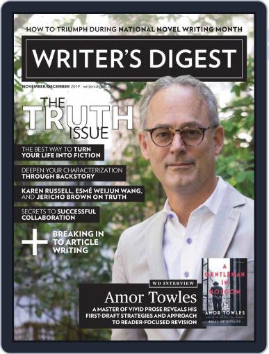 Writer's Digest November 1st, 2019 Digital Back Issue Cover