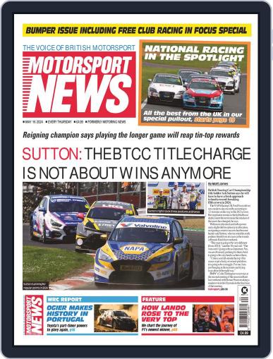 Motorsport News May 16th, 2024 Digital Back Issue Cover