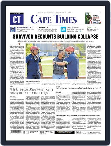 Cape Times May 17th, 2024 Digital Back Issue Cover