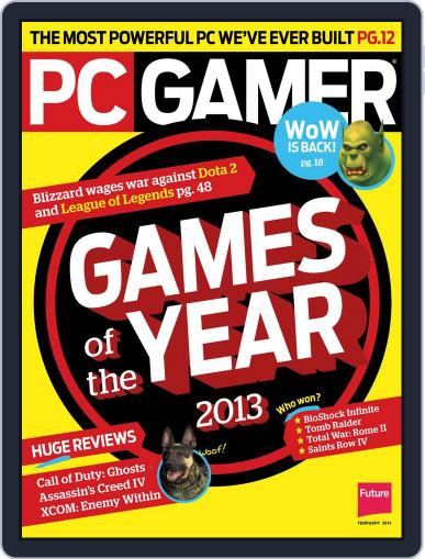 PC Gamer (US Edition) January 7th, 2014 Digital Back Issue Cover