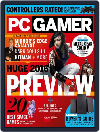 PC Gamer (US Edition) October 13th, 2015 Digital Back Issue Cover