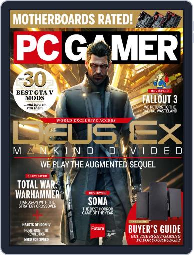 PC Gamer (US Edition) November 10th, 2015 Digital Back Issue Cover