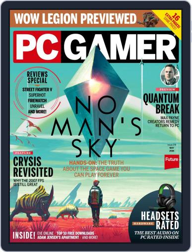 PC Gamer (US Edition) May 1st, 2016 Digital Back Issue Cover