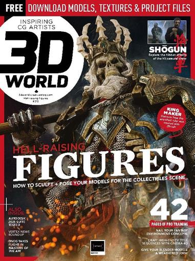 3D World July 1st, 2024 Digital Back Issue Cover