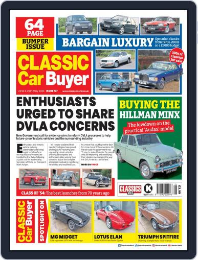 Classic Car Buyer May 22nd, 2024 Digital Back Issue Cover