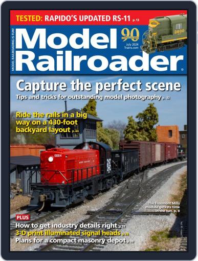 Model Railroader July 1st, 2024 Digital Back Issue Cover