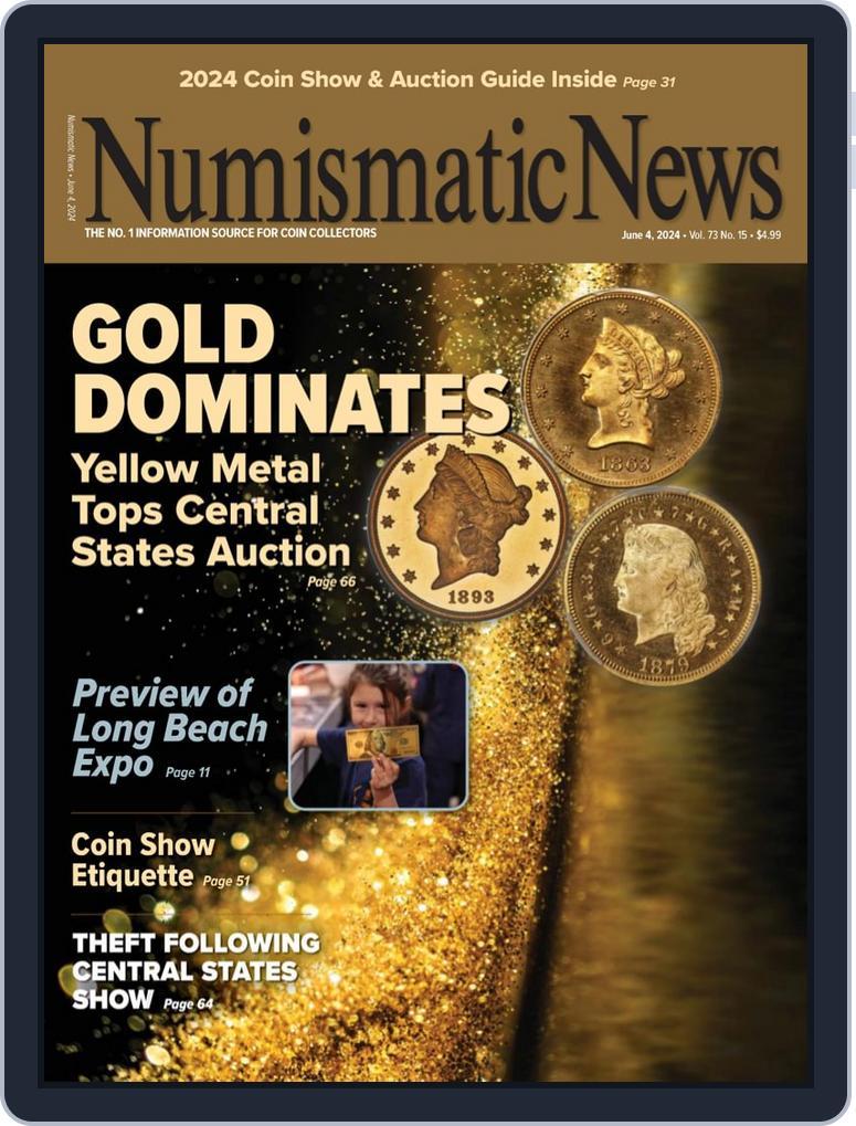 Numismatic News (Digital) Subscription                    June 4th, 2024 Issue