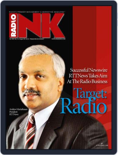 Radio Ink August 23rd, 2010 Digital Back Issue Cover
