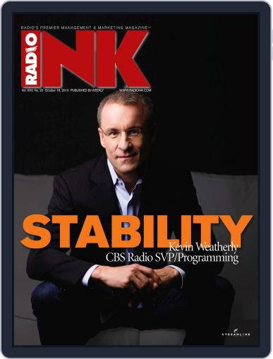 Radio Ink October 18th, 2010 Digital Back Issue Cover