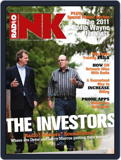 Radio Ink September 12th, 2011 Digital Back Issue Cover