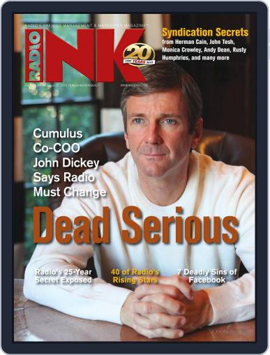 Radio Ink August 28th, 2012 Digital Back Issue Cover