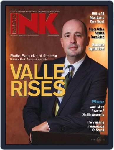 Radio Ink January 7th, 2013 Digital Back Issue Cover