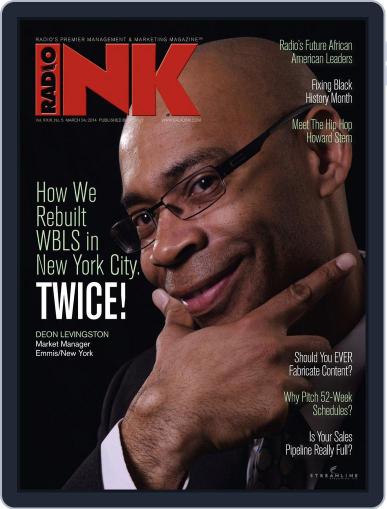 Radio Ink March 24th, 2014 Digital Back Issue Cover