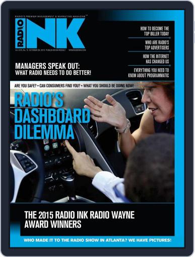 Radio Ink October 26th, 2015 Digital Back Issue Cover