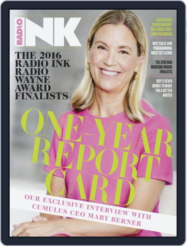 Radio Ink September 19th, 2016 Digital Back Issue Cover
