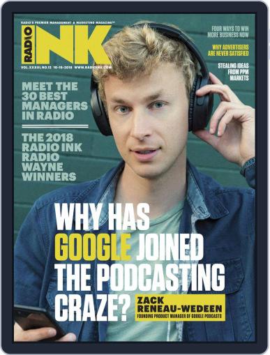 Radio Ink October 15th, 2018 Digital Back Issue Cover