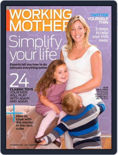 Working Mother October 17th, 2009 Digital Back Issue Cover