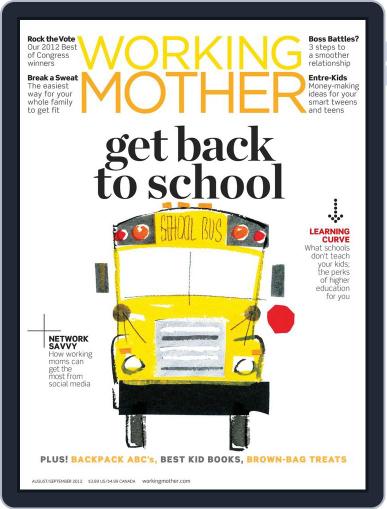 Working Mother August 7th, 2012 Digital Back Issue Cover
