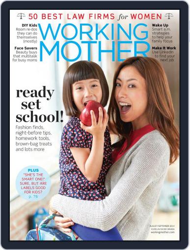 Working Mother August 2nd, 2014 Digital Back Issue Cover