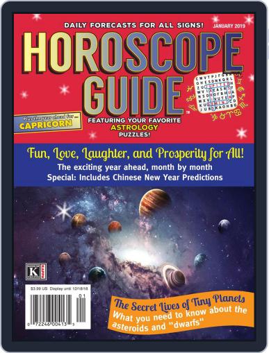 Horoscope Guide January 1st, 2019 Digital Back Issue Cover