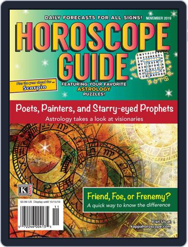 Horoscope Guide November 1st, 2019 Digital Back Issue Cover