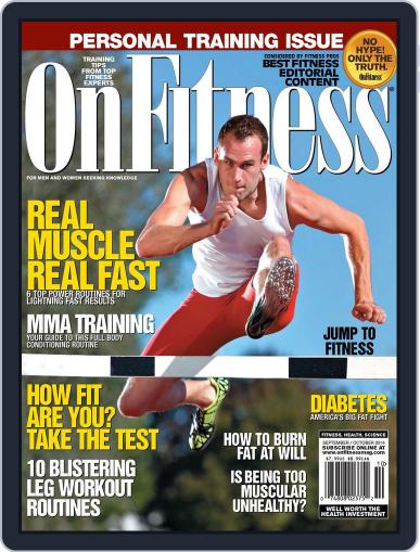 OnFitness September 1st, 2014 Digital Back Issue Cover
