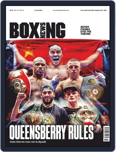 Boxing News June 6th, 2024 Digital Back Issue Cover