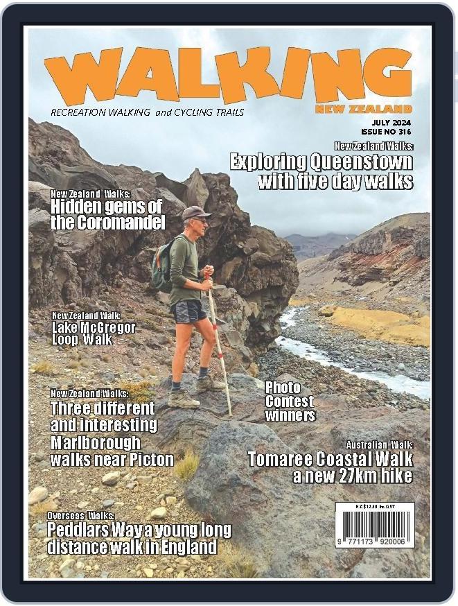 Walking New Zealand (Digital) Subscription                    July 1st, 2024 Issue