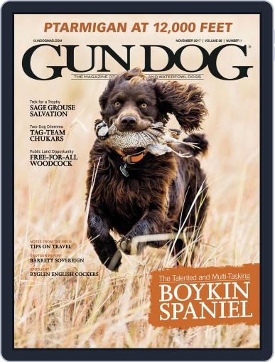 Gun Dog November 1st, 2017 Digital Back Issue Cover