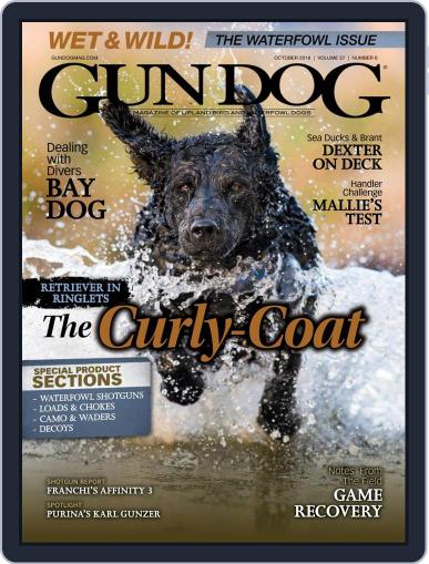 Gun Dog October 1st, 2018 Digital Back Issue Cover