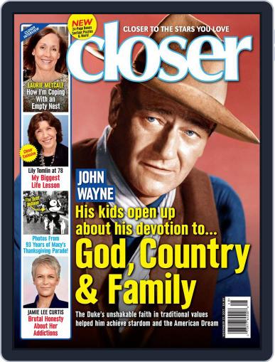Closer Weekly November 27th, 2017 Digital Back Issue Cover