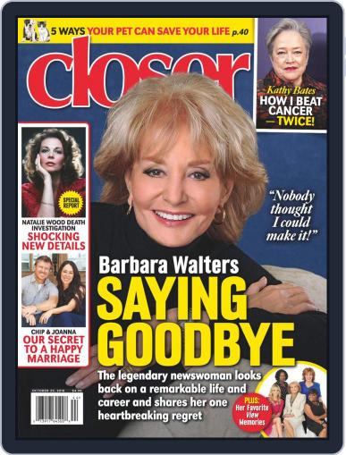 Closer Weekly October 29th, 2018 Digital Back Issue Cover