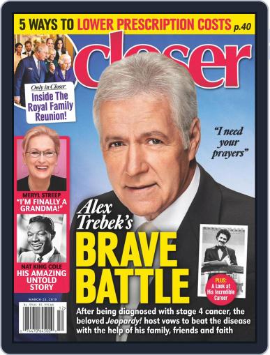Closer Weekly March 25th, 2019 Digital Back Issue Cover