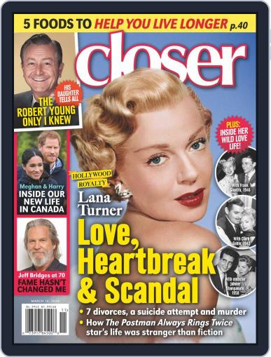 Closer Weekly March 16th, 2020 Digital Back Issue Cover