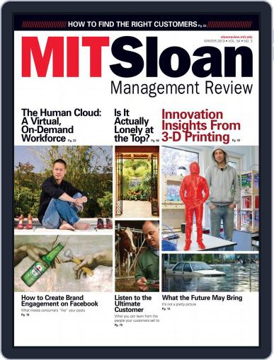 MIT Sloan Management Review January 1st, 2013 Digital Back Issue Cover