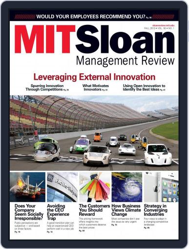 MIT Sloan Management Review October 1st, 2013 Digital Back Issue Cover