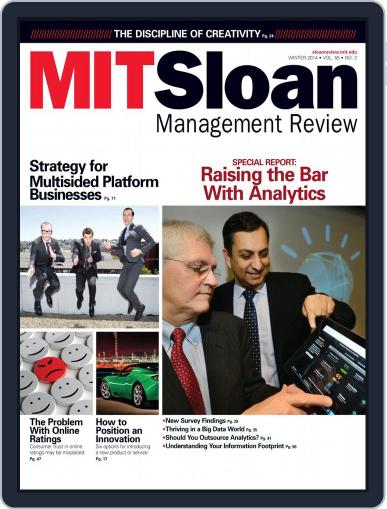 MIT Sloan Management Review January 1st, 2014 Digital Back Issue Cover