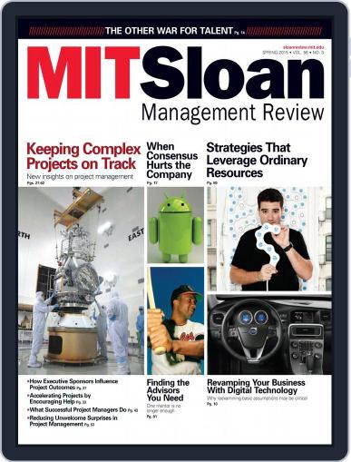MIT Sloan Management Review April 1st, 2015 Digital Back Issue Cover