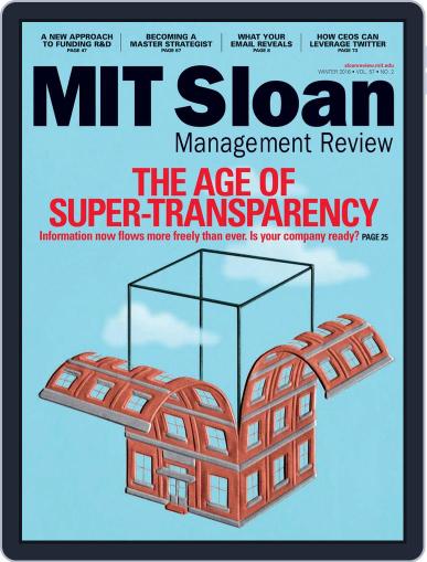 MIT Sloan Management Review January 1st, 2016 Digital Back Issue Cover
