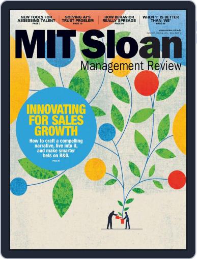 MIT Sloan Management Review January 1st, 2019 Digital Back Issue Cover