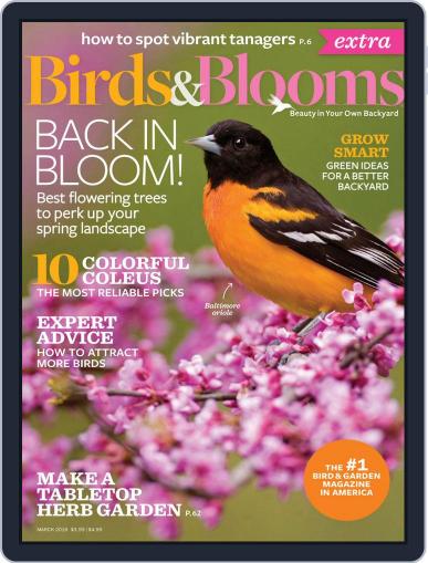 Birds and Blooms Extra March 1st, 2016 Digital Back Issue Cover