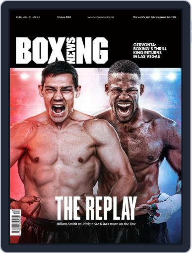 Boxing News June 13th, 2024 Digital Back Issue Cover
