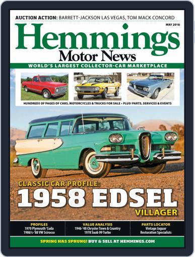Hemmings Motor News May 1st, 2018 Digital Back Issue Cover