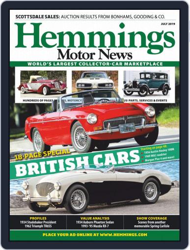 Hemmings Motor News July 1st, 2019 Digital Back Issue Cover